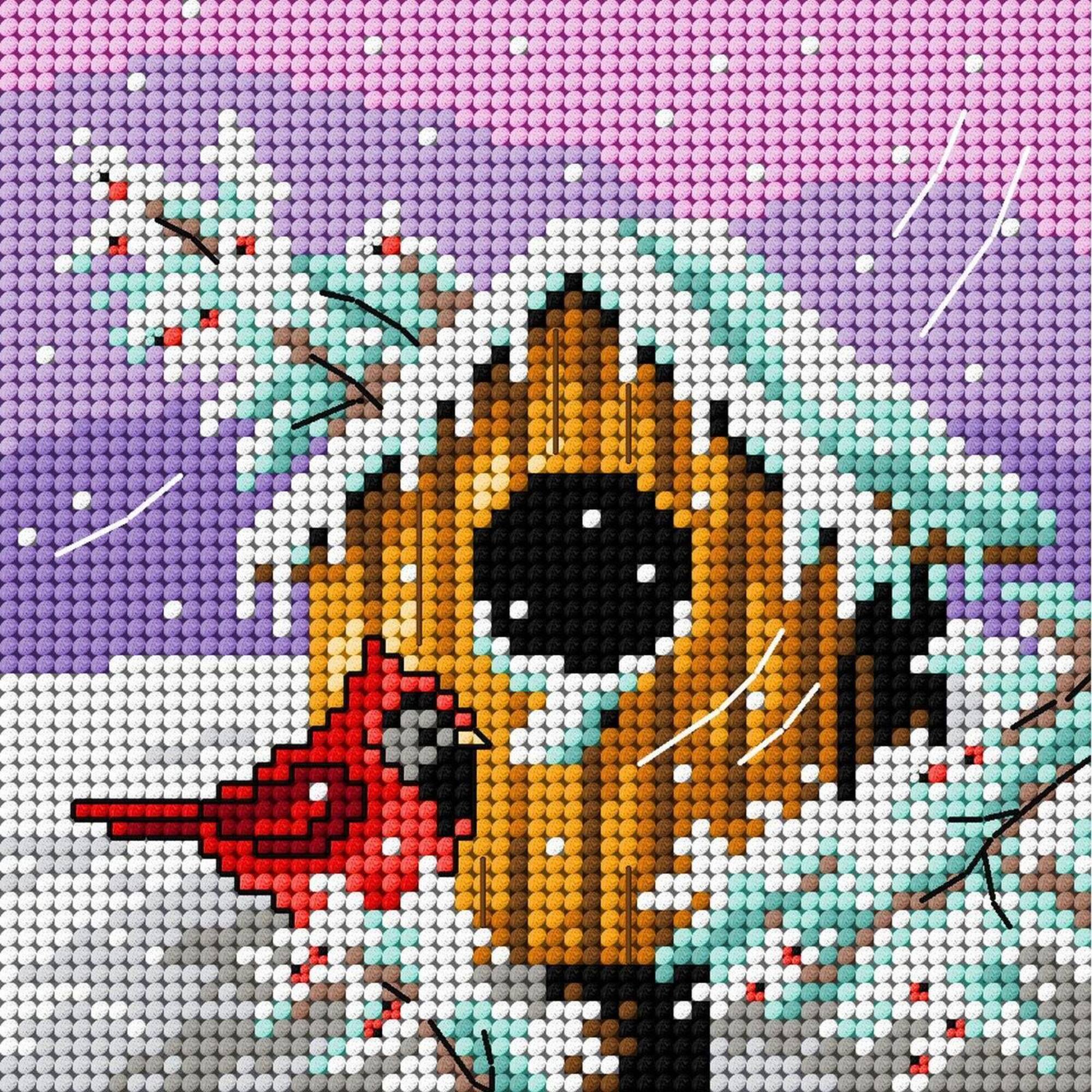 Orchidea Four Seasons - Winter Gobelin Canvas Cross Stitch Kit